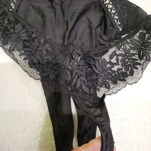 PLUS Crotchless Thong - Picture 10 of 13